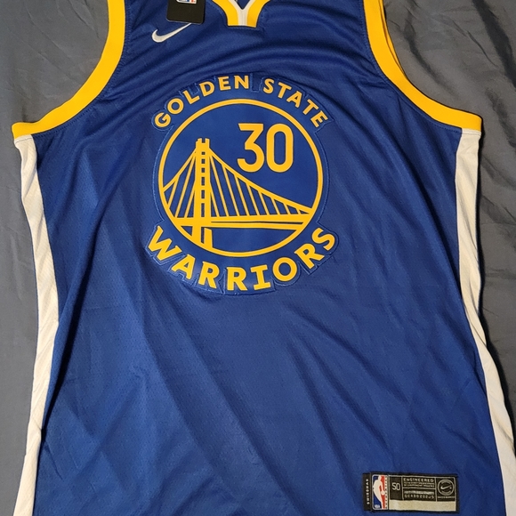Stephen Curry Warriors Icon Edition 2020 NBA  Jersey Large - Picture 3 of 6